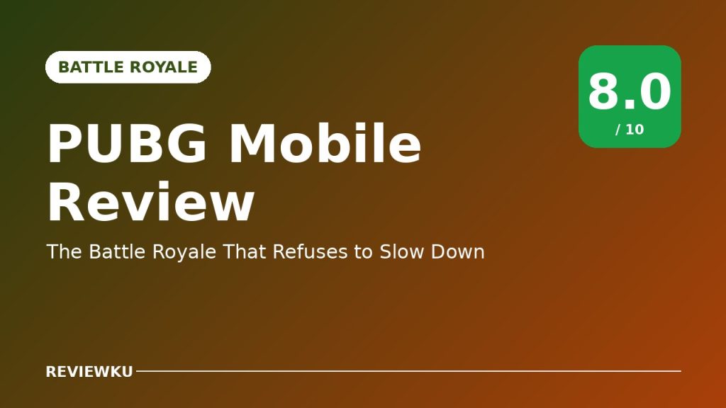 PUBG Mobile Review – The Battle Royale That Refuses to Slow Down